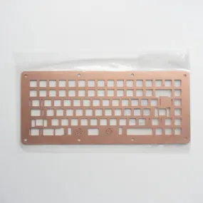 UNUSABLE KBD75 Copper Sandblasted Plate