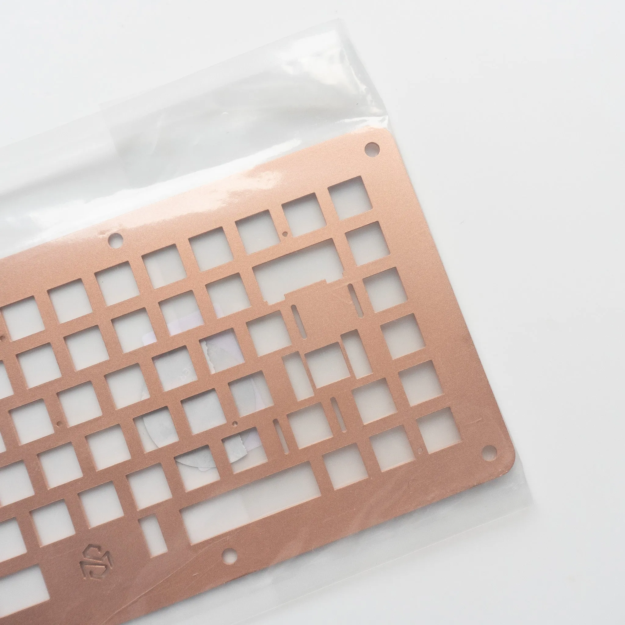 UNUSABLE KBD75 Copper Sandblasted Plate