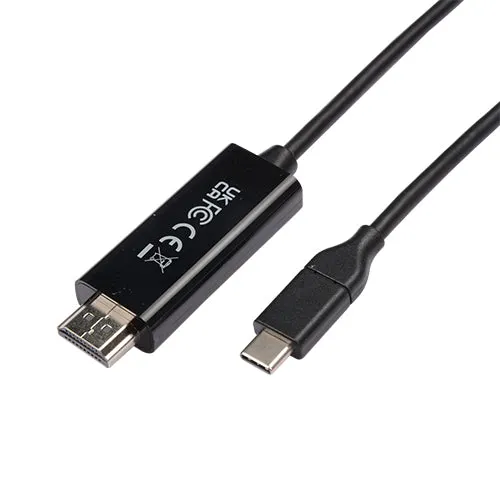 Usb-C To Hdmi 2.0 Cable 1M Blk