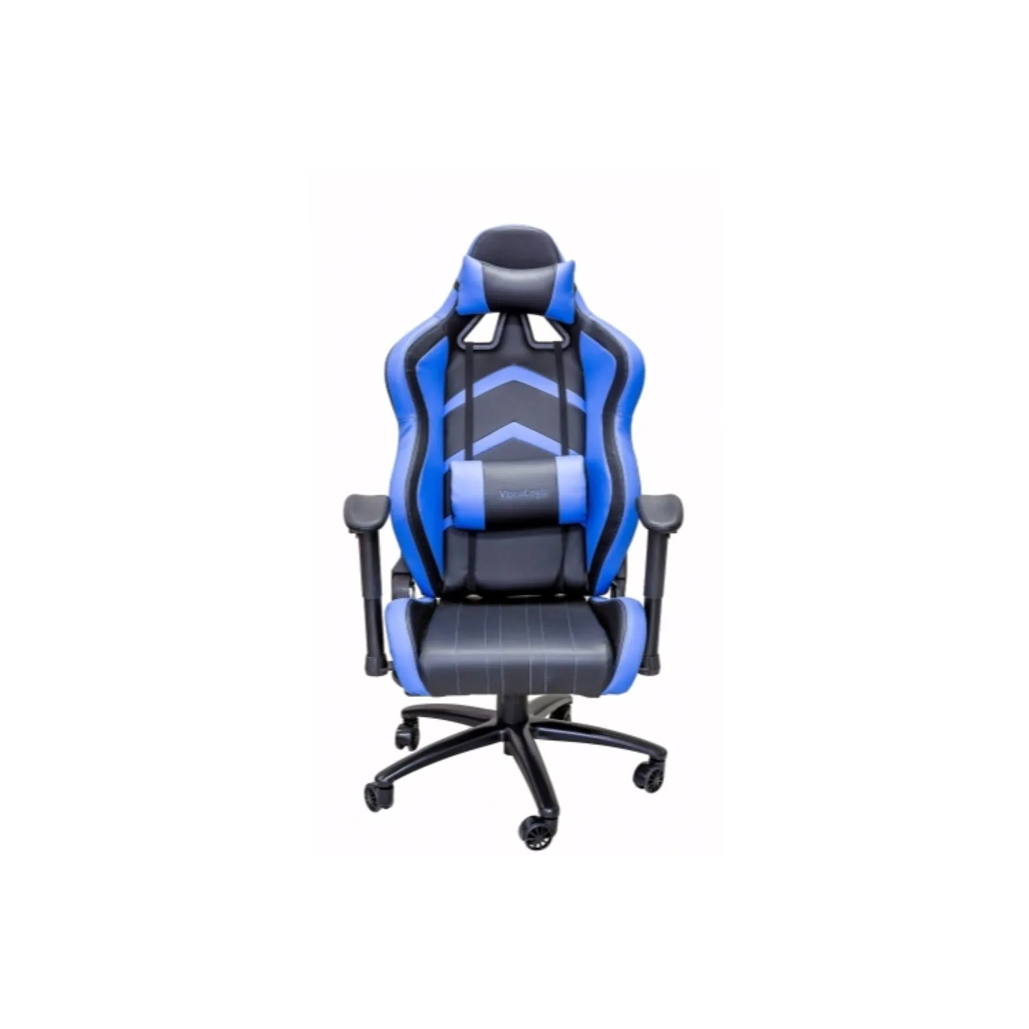 ViscoLogic LC600 Ergonomic Faux Leather Racing Gaming Chair (Blue n Black)