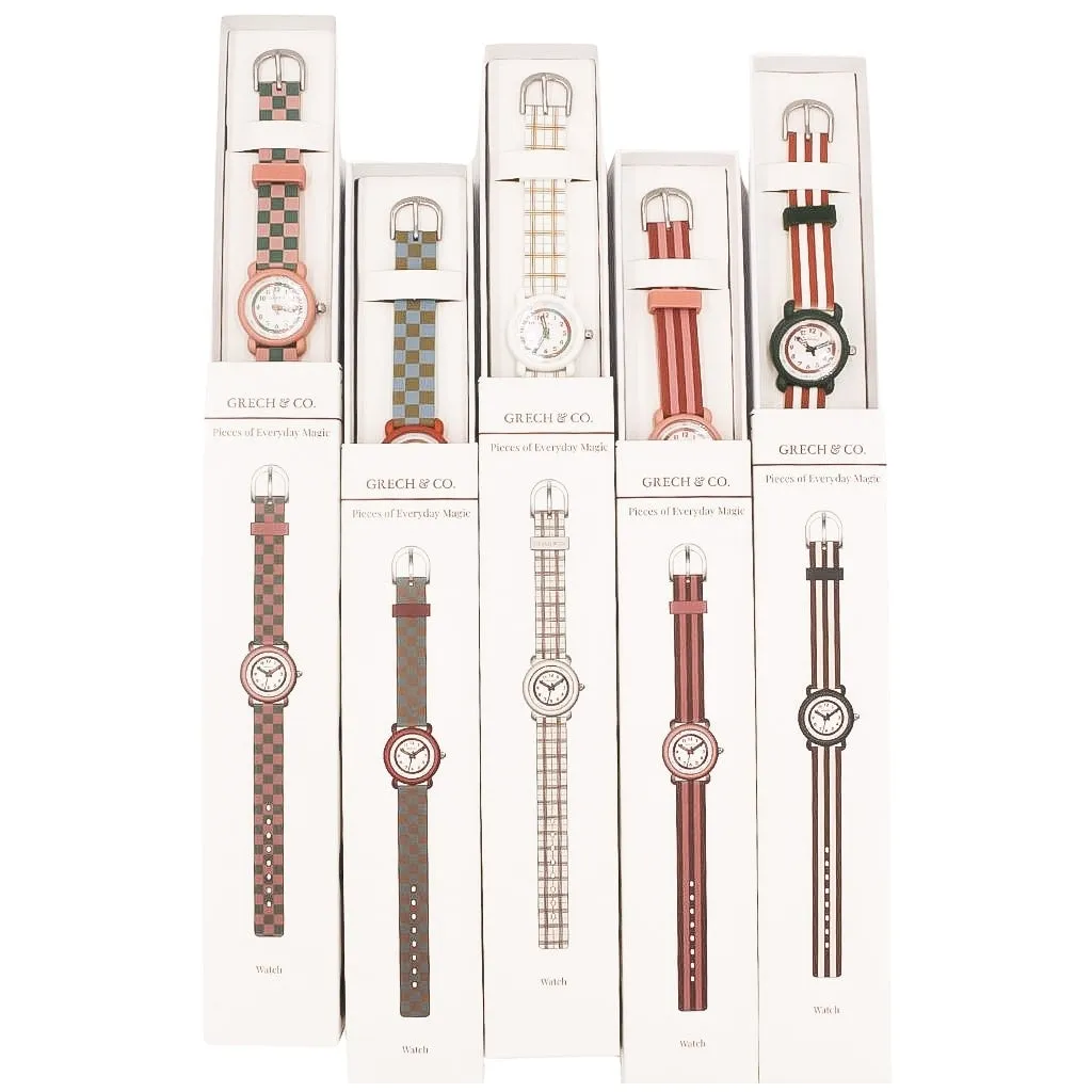 Watches - Checks  Laguna   Wheat