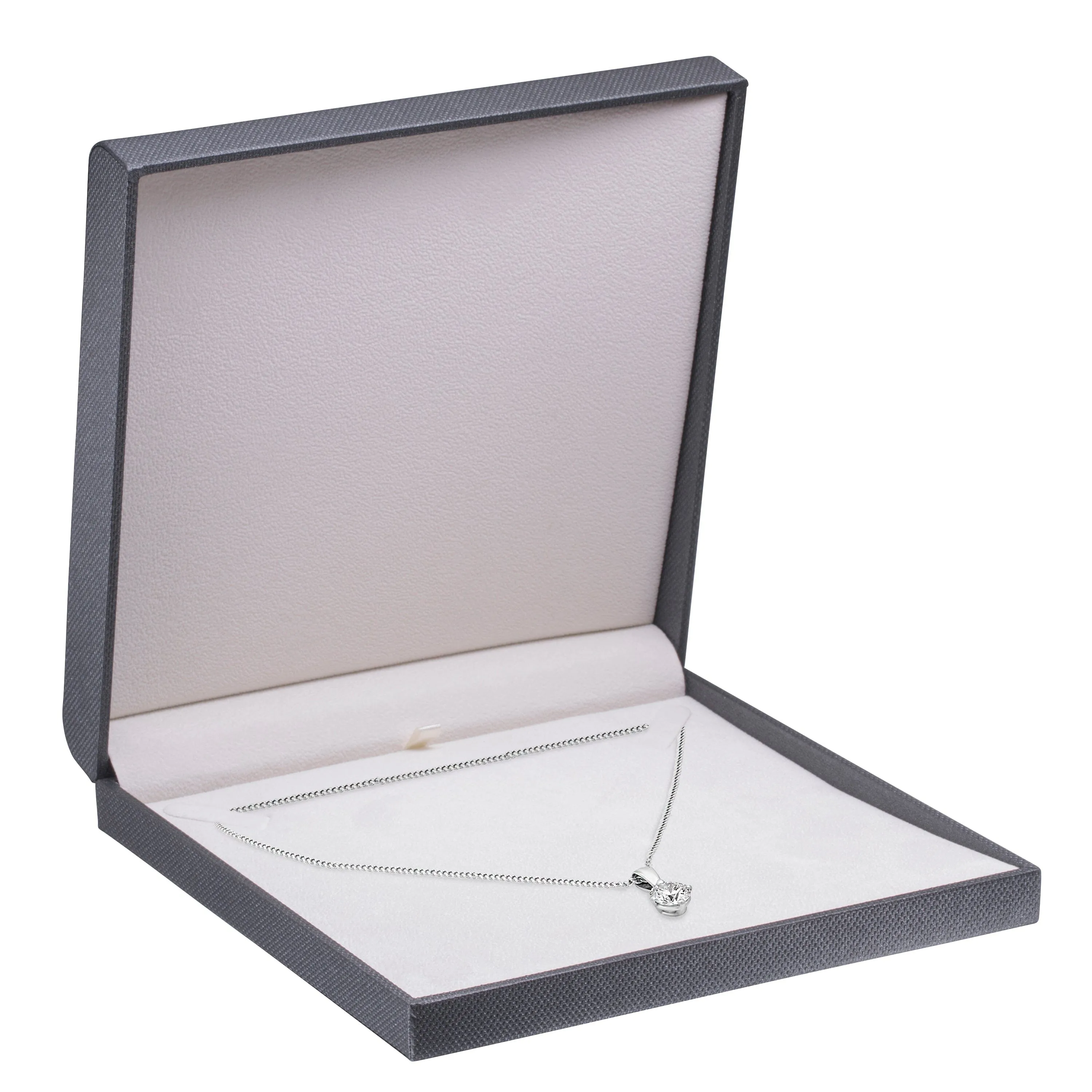 Weave Texture Necklace Box, Contemporary Collection