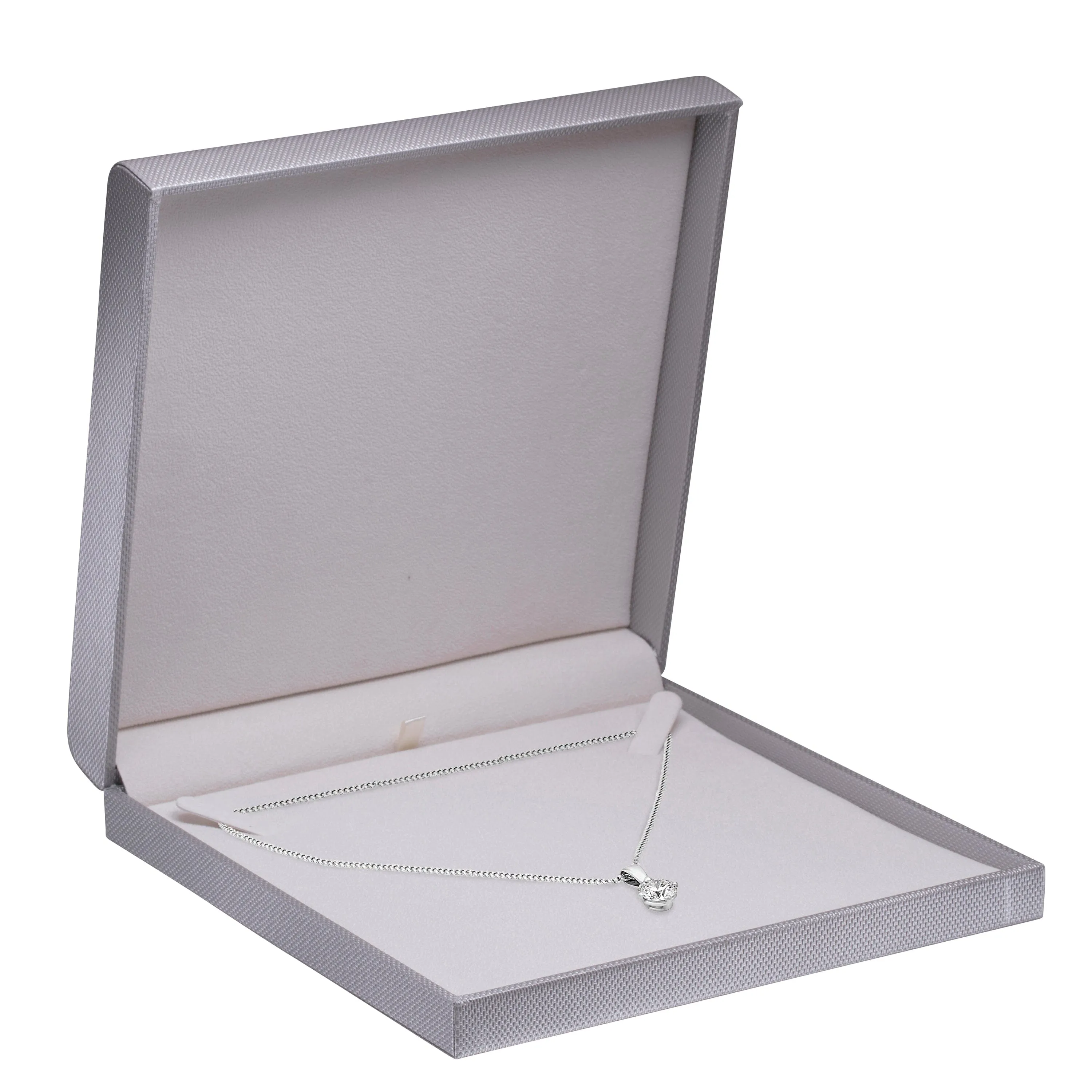 Weave Texture Necklace Box, Contemporary Collection