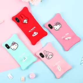 X-Doria Hello Kitty & My Melody Air Cushion Shockproof Silicone Case Cover for Apple iPhone XS/X