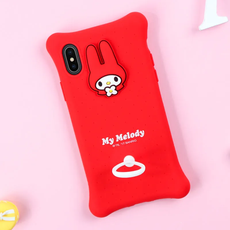 X-Doria Hello Kitty & My Melody Air Cushion Shockproof Silicone Case Cover for Apple iPhone XS/X