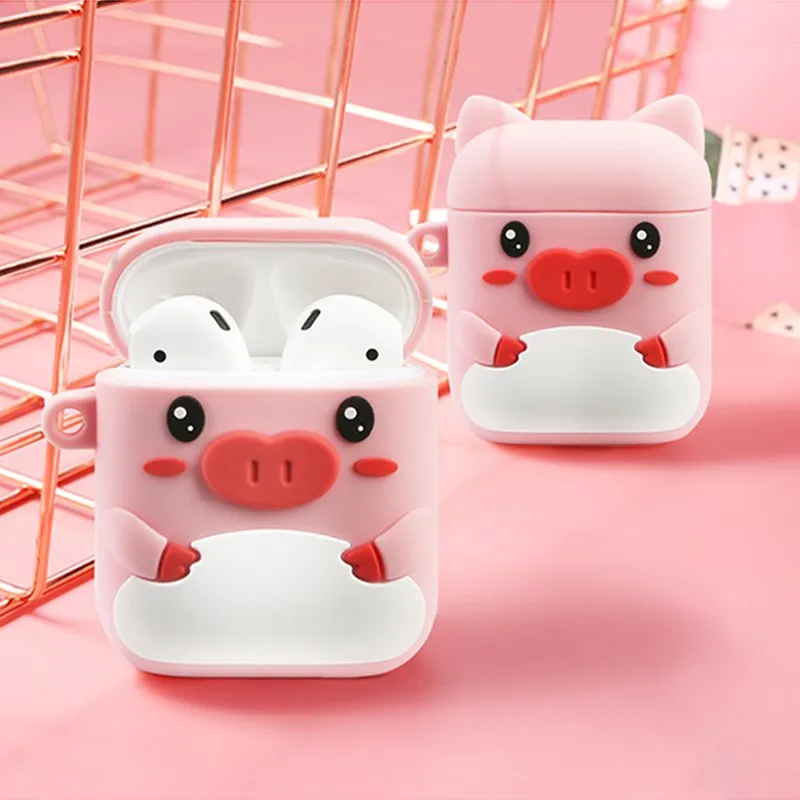 X-Doria Riki Piggy Shockproof Apple AirPods 2&1 Charging Case Cover