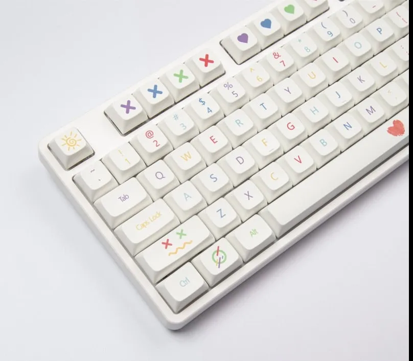 XDA Keycaps 127 Keys XDA Profile PBT