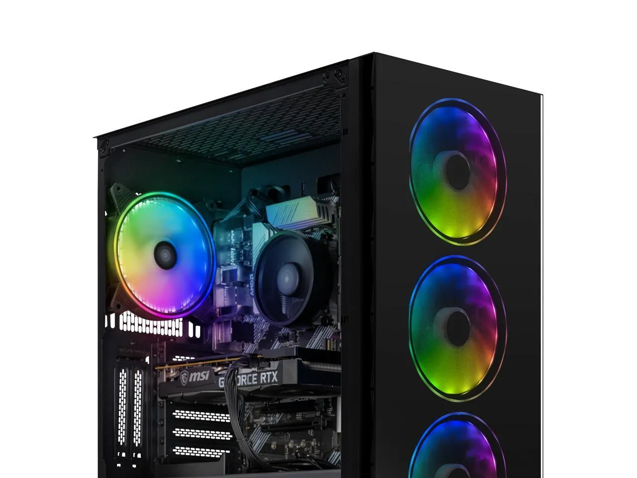 Yeyian Gaming Desktop YPI-YA24F0B-46T1N Intel Core i5 12th Gen 12400F (2.50GHz) 16GB DDR4 1 TB PCIe SSD NVIDIA GeForce RTX 4060 Ti Windows 11 Home 64-bit