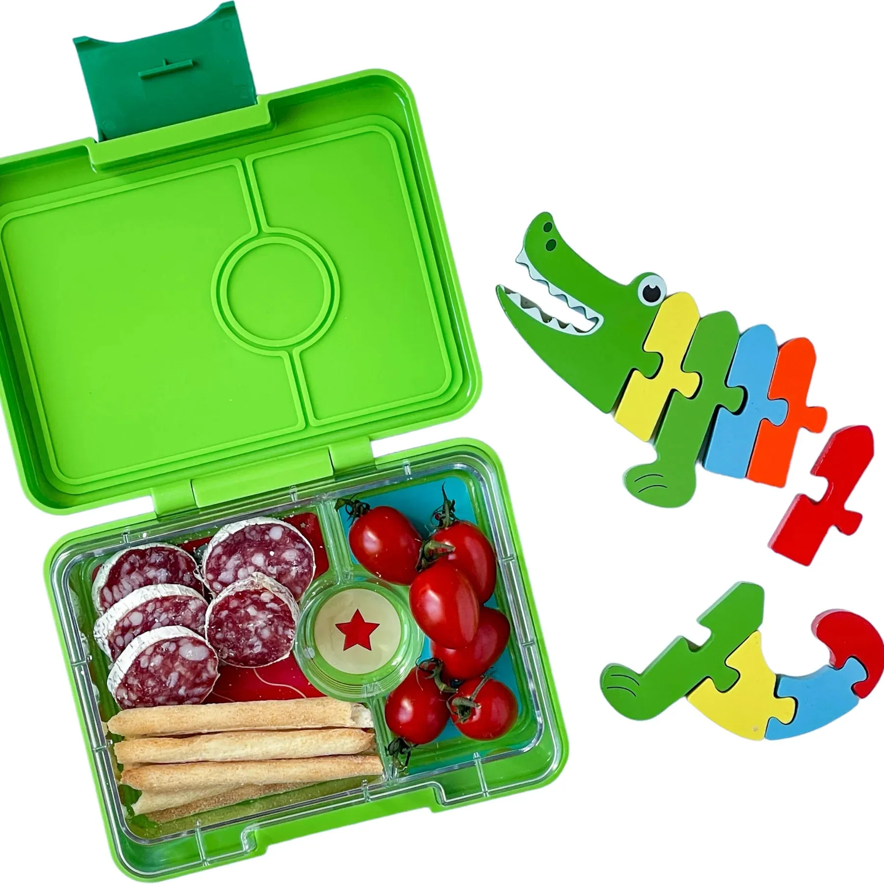 Yumbox Snack Box Lime Green