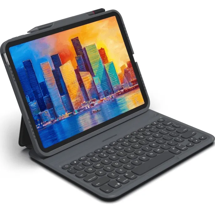 ZAGG Pro Keys Wireless Keyboard Detachable Case iPad 10.9 10th Gen 2022